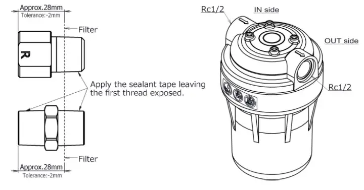 SMC HRL PF002 Particle Filter Set - fig 2