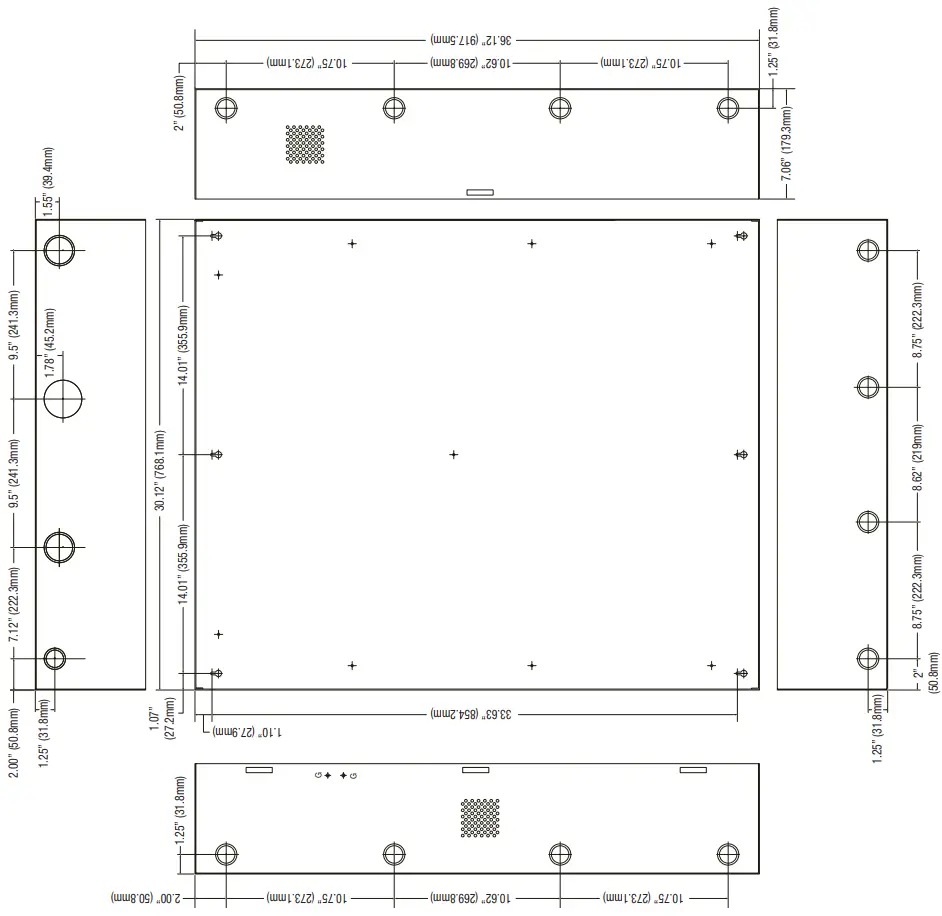 Trove3 Enclosure Dimensions