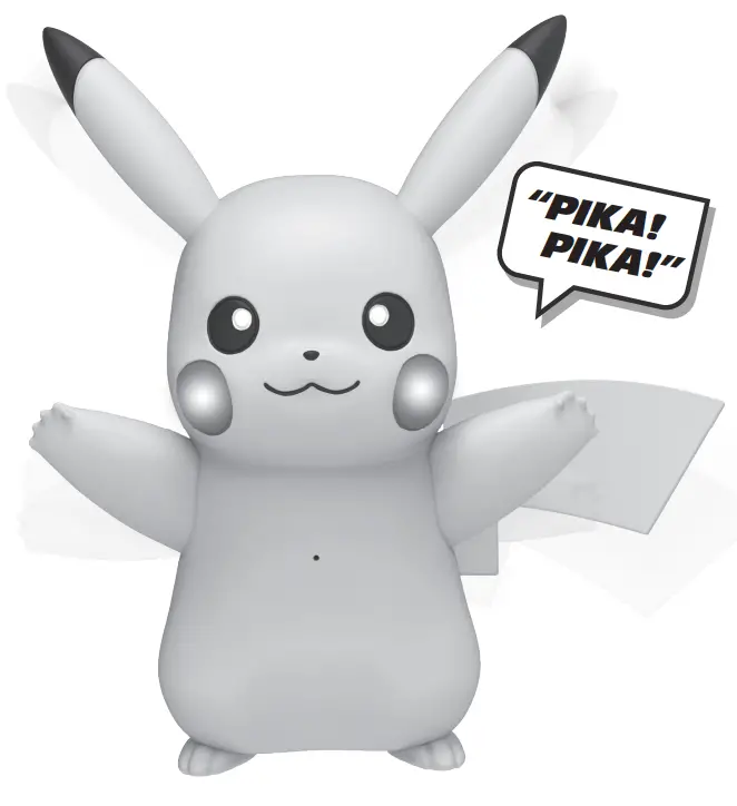 Pok eMon PKW3330 Train and Play Deluxe Pikachu -