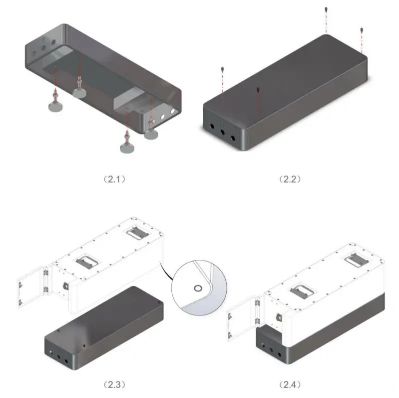 Solplanet Ai HB 2 56LG High Voltage Lithium Ion Phosphate Battery Storage System - Battery Module 1