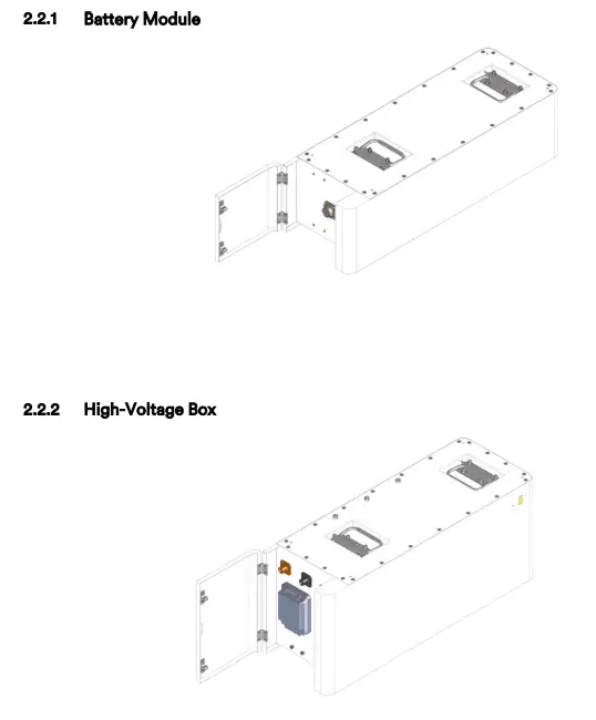 Solplanet Ai HB 2 56LG High Voltage Lithium Ion Phosphate Battery Storage System - Battery Module