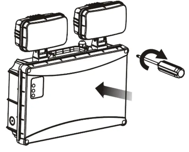 Dextra TWS IP65 L7 Flexible Emergency Light - fixing points 2
