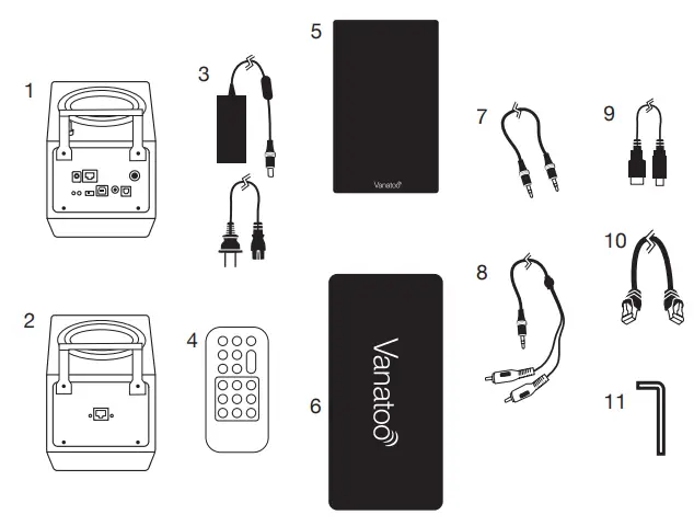 Vanatoo Transparent Zero Plus Powered Speakers -