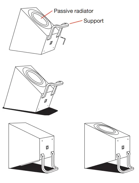 Vanatoo Transparent Zero Plus Powered Speakers - Speaker Locations