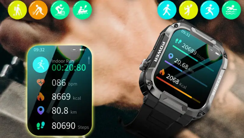 Mentech Watch Xe A Bluetooth Sports Smartwatch User Guide