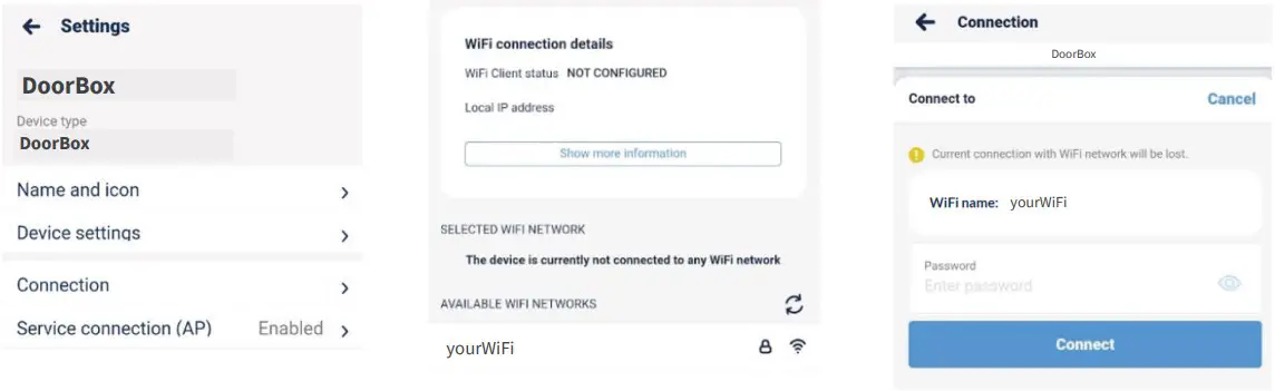 Connect to your local Wi-Fi 