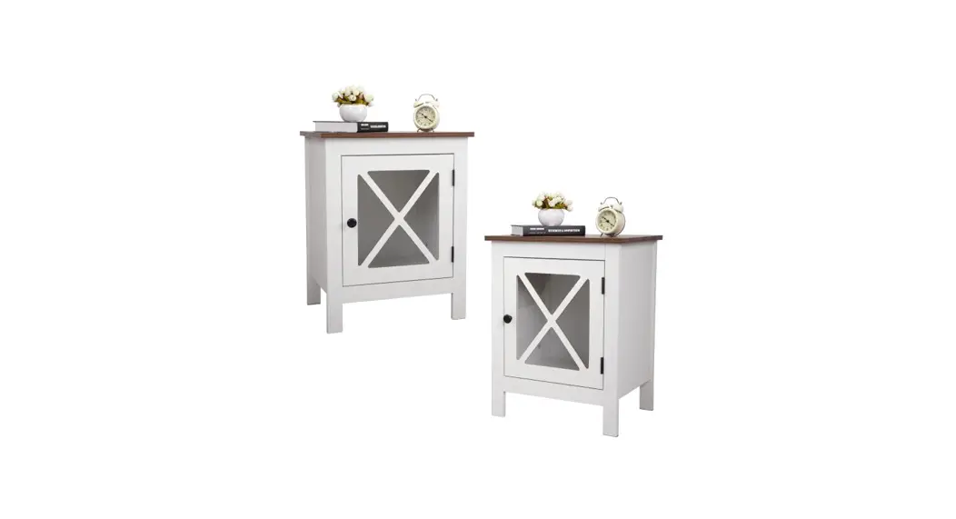 Jaxpety Hg61w1118 Wood Nightstand End Table User Manual