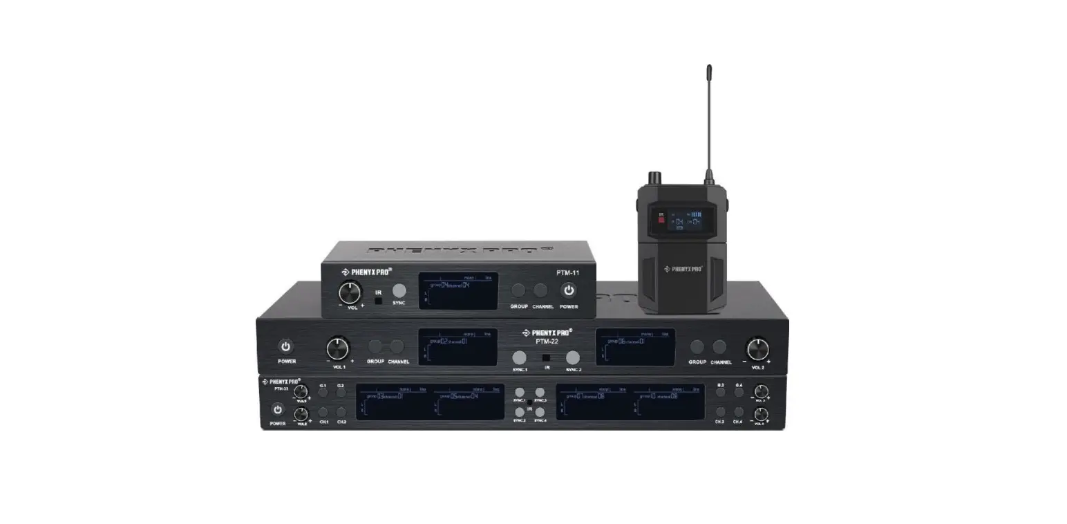 Phenyx Ptm-22 Uhf Wireless Mono In-ear Monitor System Owner's Manual