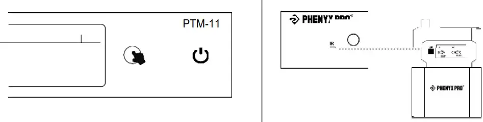 Turn on the receiver