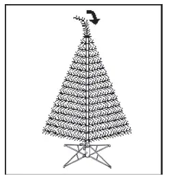 Glitzhome -Pre-Lit-Flocked-Layered-Spruce-Artificial-Christmas-Tree-5