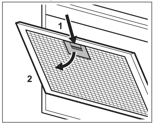 Cleaning the grease filter