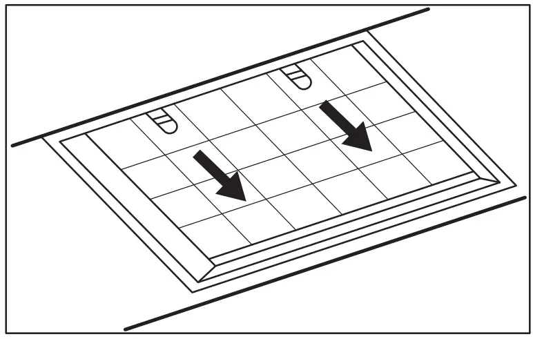 Replacing the charcoal filter - optional