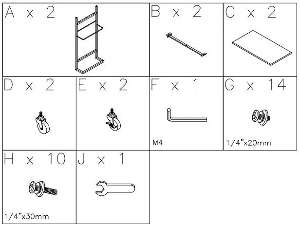 ASHLEY-A4000389-Juan-Brown-Black-Rolling-Bar-Cart-fig-1