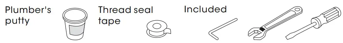 PROOX PRAERX749MB 3 Handle 2 Spray Round High Pressure Shower Faucet - tools