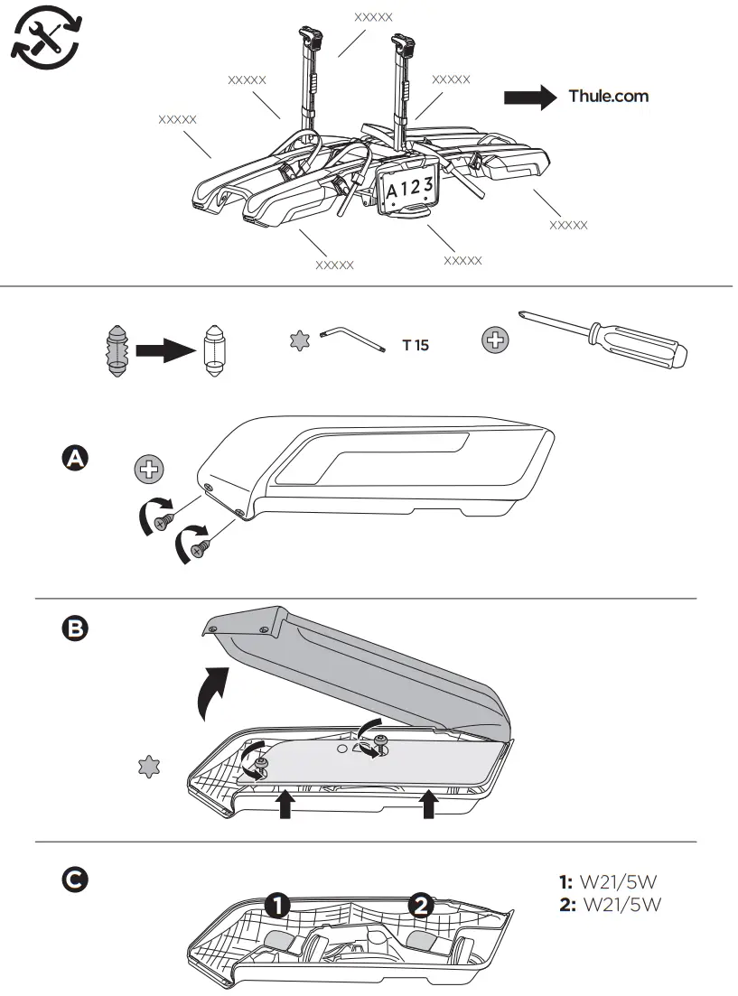 THULE 903211 Epos 2 with Lights - Assembly 15