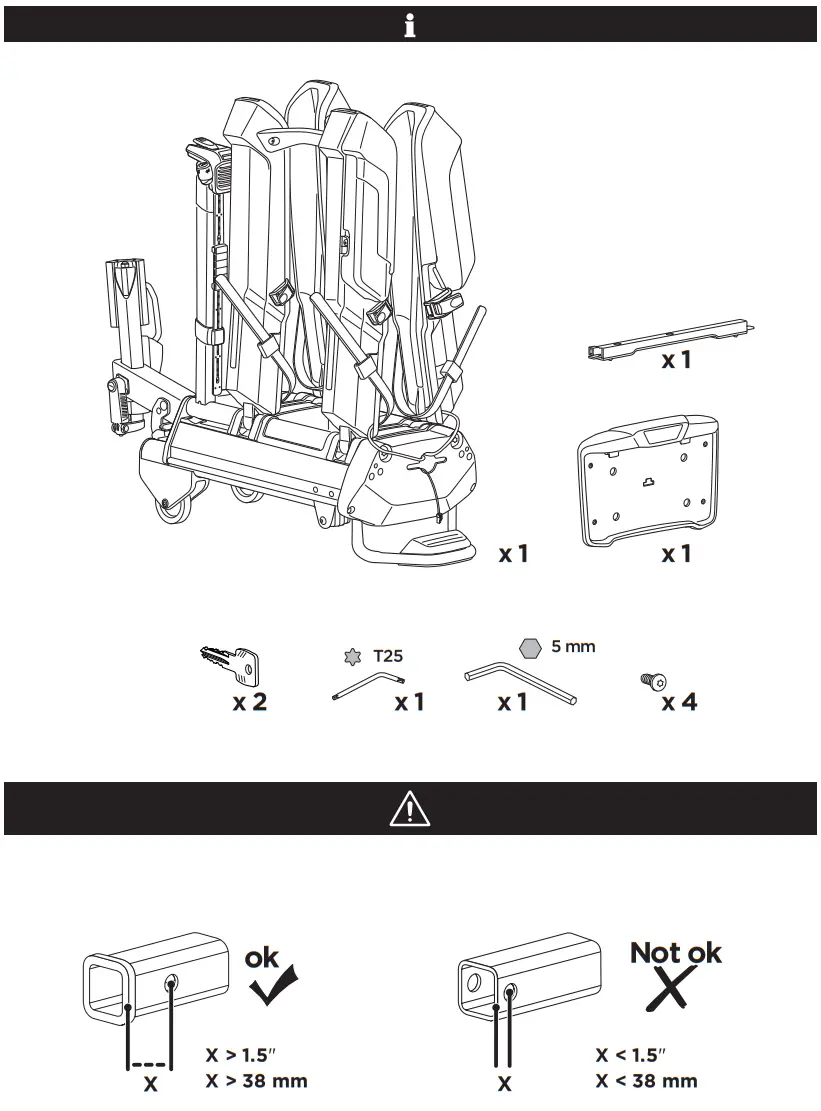 THULE 903211 Epos 2 with Lights - Parts