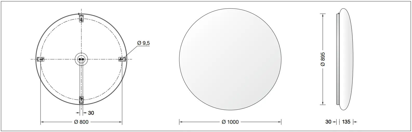 BEGA 24 730 Ceiling and Wall Luminaire