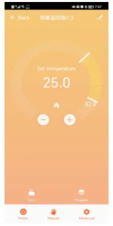 BEOK CONTROLS TFT LCD Heating Thermostat - Interface Explanation Phone Port