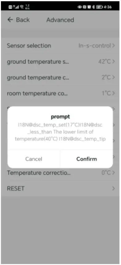 BEOK CONTROLS TFT LCD Heating Thermostat - WiFi Connection