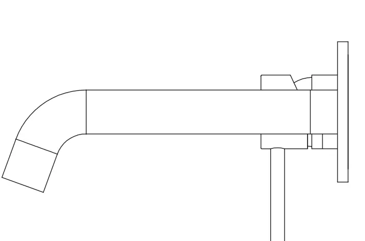 Voda VST21 Storm Wall Mounted Basin Mixer