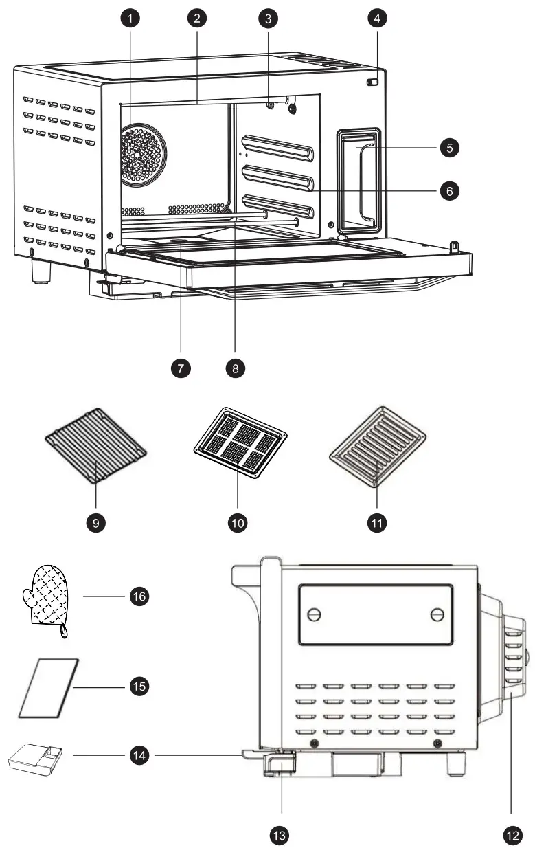 ROBAM KZTS-26-CT761 Combi Steam Oven - Signs 1