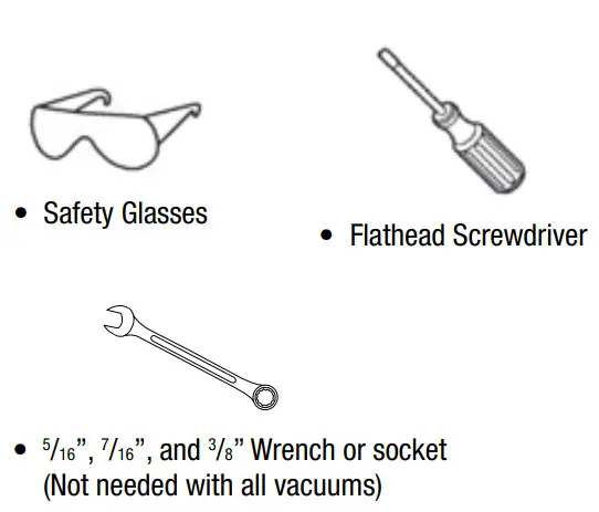 shop-vac 92P Series Wet or Dry Shop Vacuum Cleaner - Flathead Screwdriver