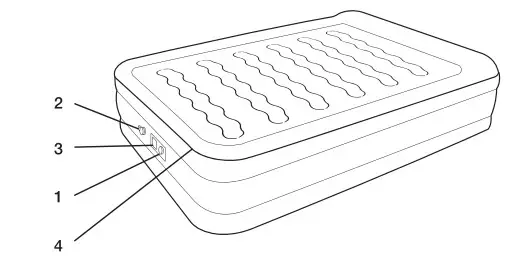 ACTIVE ERA AB-K2 King Size Comfort Plus Air Bed - OPERATING INSTRUCTIONS
