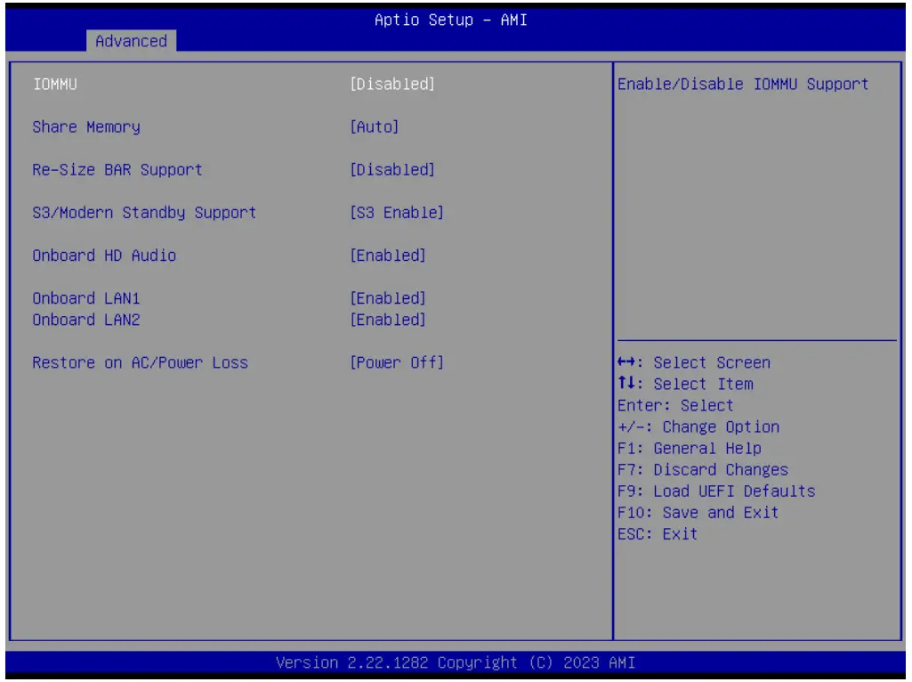 Chipset Configuration
