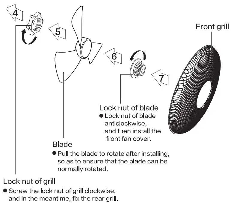 MORRIS MFS-16236 16 Inch Stand Fan - fig 5