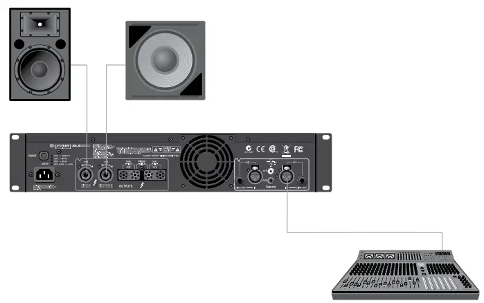 HARMAN XLS Series Amplifiers - Stereo Bypass Mode2