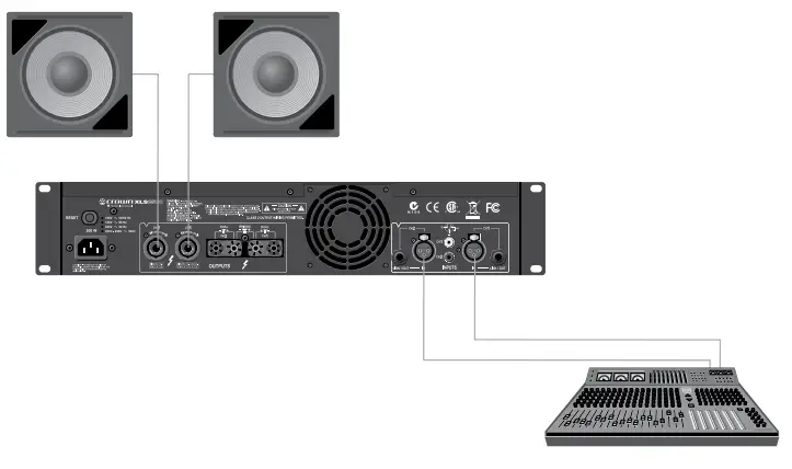 HARMAN XLS Series Amplifiers - Stereo Bypass Mode4