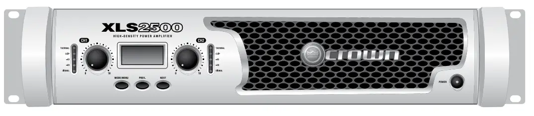 HARMAN XLS Series Amplifiers - Welcome