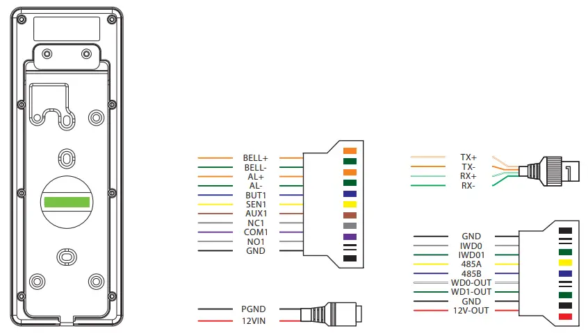 ZKTeco ProMA-QR Outdoor Biometric Access Control Systems - overview 2