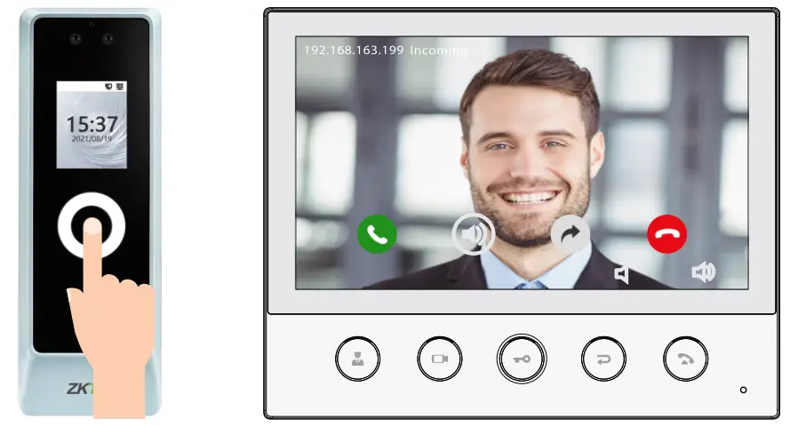 ZKTeco ProMA-QR Outdoor Biometric Access Control Systems - setting 18