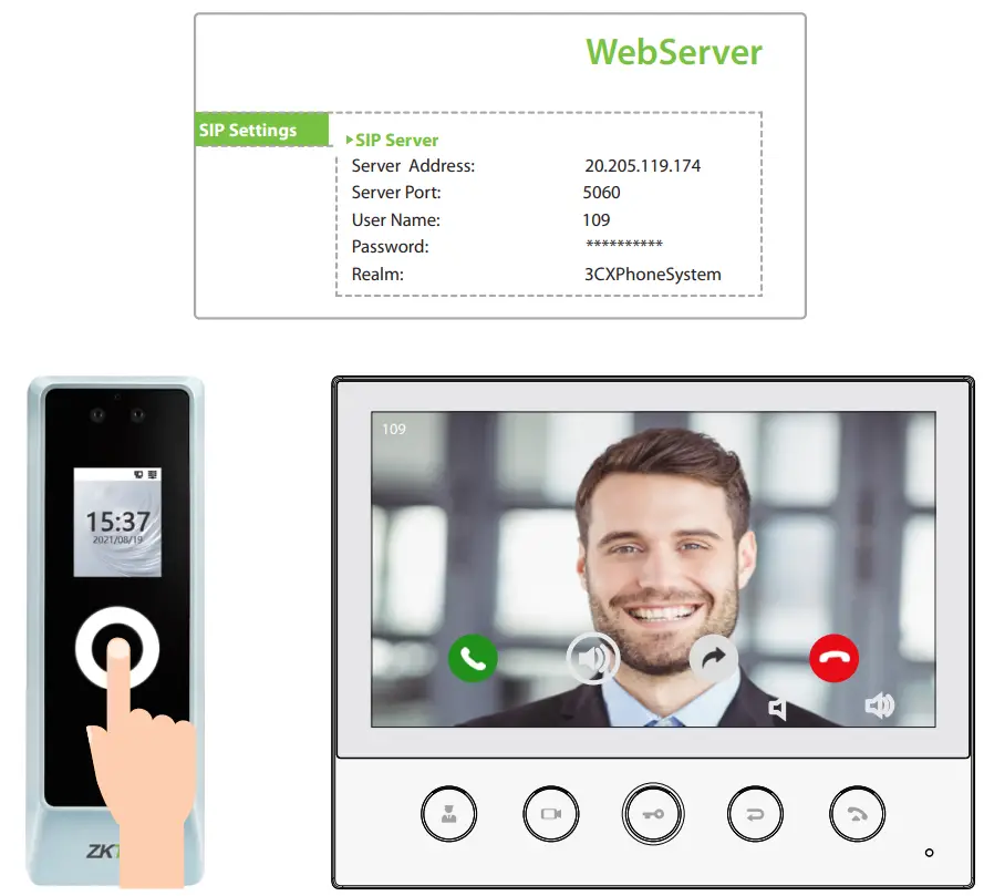 ZKTeco ProMA-QR Outdoor Biometric Access Control Systems - setting 19