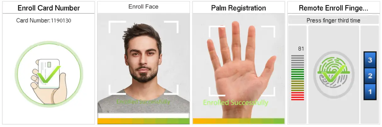 ZKTeco ProMA-QR Outdoor Biometric Access Control Systems - setting 8
