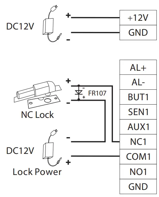 ZKTeco ProMA-QR Outdoor Biometric Access Control Systems - sharing powe 1