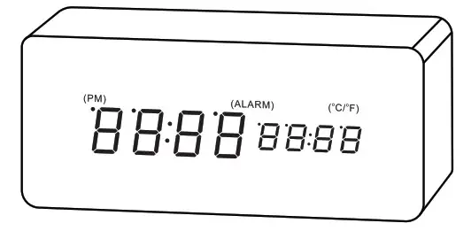 Otto KK4374A Digi Bamboo Clock