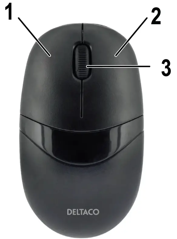 DELTACO TB-114-LT Wireless Keyboard and Mouse 2