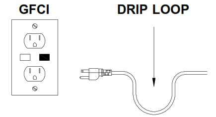 BERNINI FOUNTAINS 001360 Ancona Corded Fountain - SAFETY INFORMATION