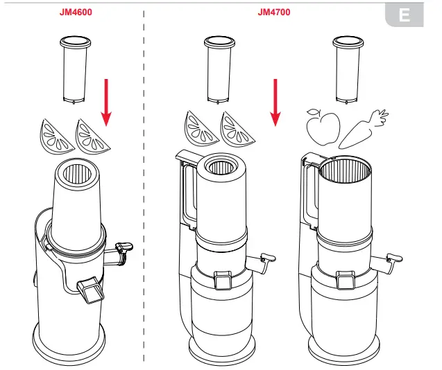 oursson-JM4600,-JM4700-Auger-Juicer-fig-6