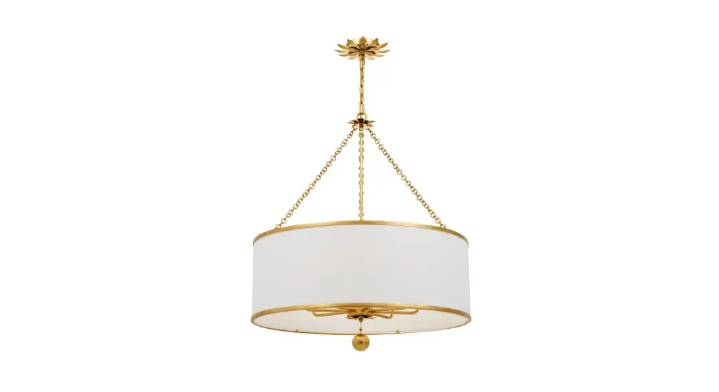 Crystorama 515-ga Broche Eight Light Chandelier Instruction Manual