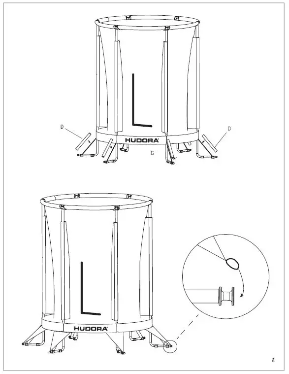 HUDORA-Safety-140-Children's-Trampoline-FIG-10