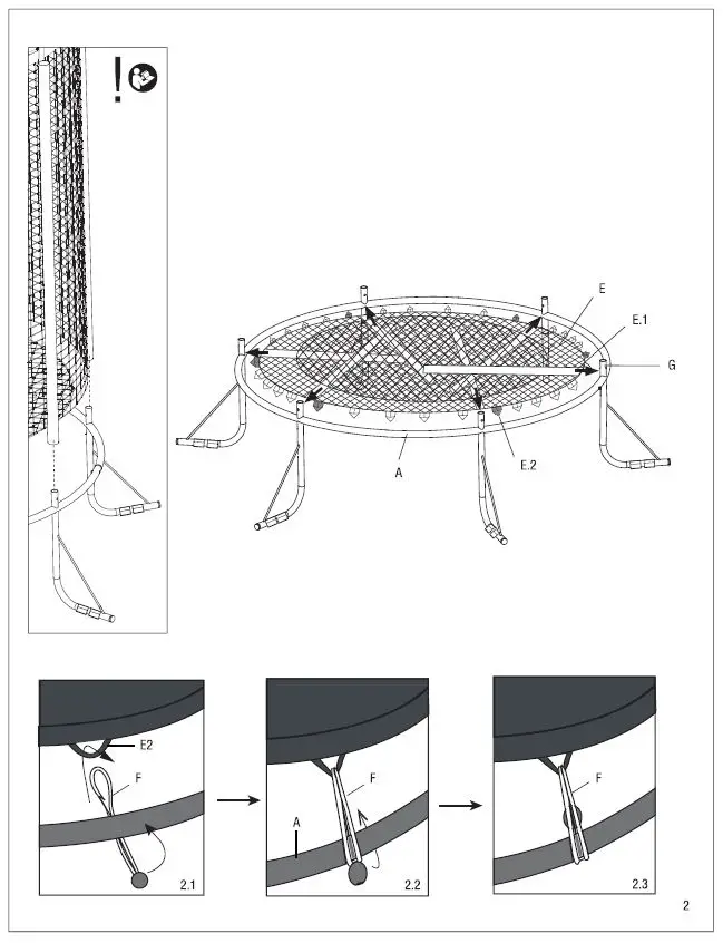 HUDORA-Safety-140-Children's-Trampoline-FIG-4