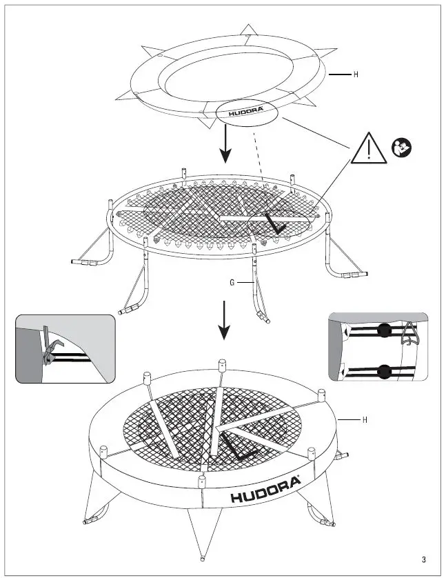 HUDORA-Safety-140-Children's-Trampoline-FIG-5