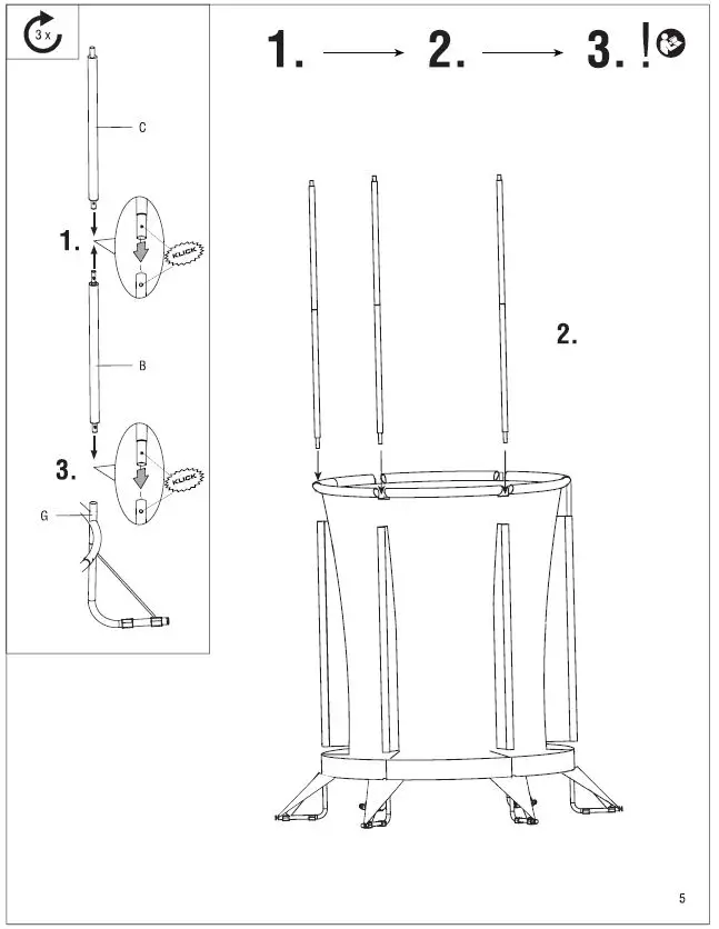 HUDORA-Safety-140-Children's-Trampoline-FIG-7