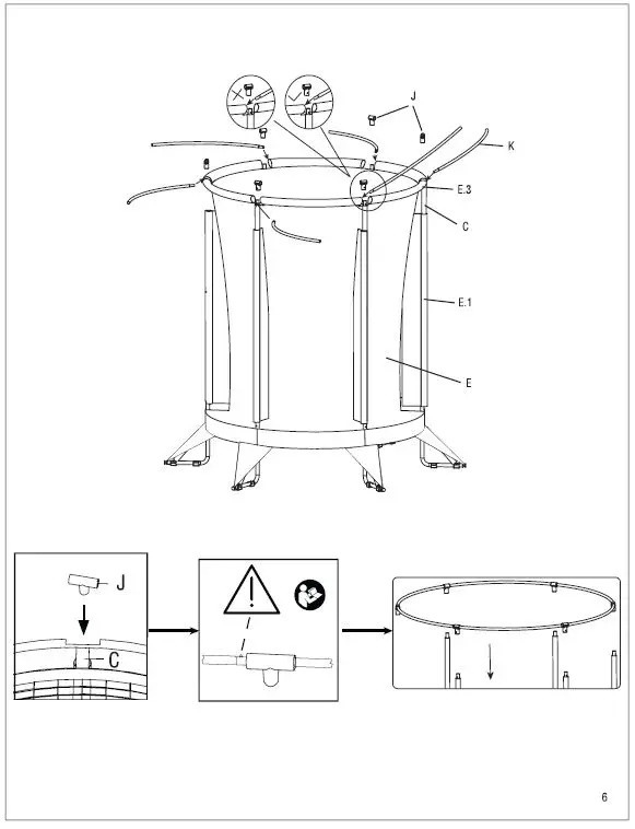 HUDORA-Safety-140-Children's-Trampoline-FIG-8