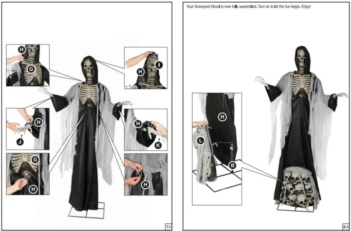 Haunted-Hill-Farm-HHGRVYDSKEL-1FLSA-7-ft-Talking-Lighted-Animatronic-Reaper-Free-Standing-Decoration-FIG6