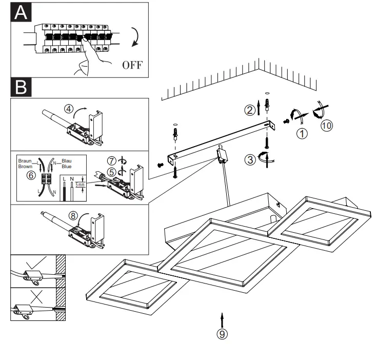 GLOBO LIGHTING 67288D1 Ceiling Light - Figure