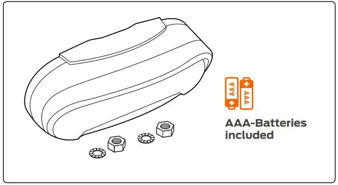AXA Riff Battery Switch - Content packaging